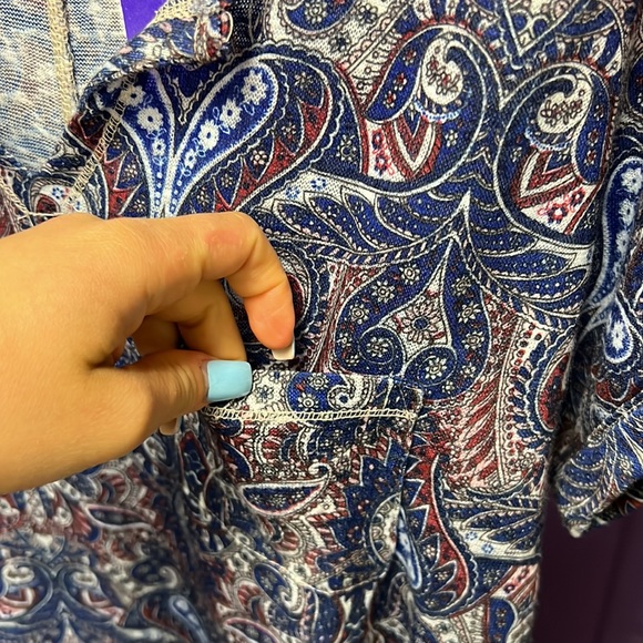 💜Kate and Sam Red White Blue Top PL - Picture 2 of 3